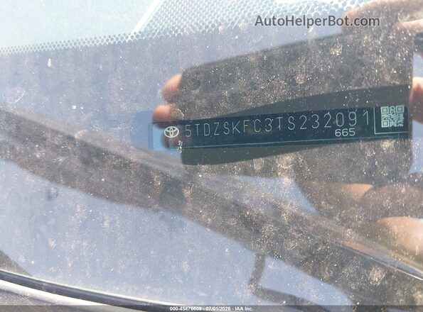 5TDZSKFC3TS232091 2026 TOYOTA SIENNA Black 
