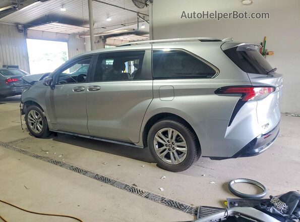 5TDZSKFC9MS005148 2021 TOYOTA SIENNA Silver Հետևի ձախ