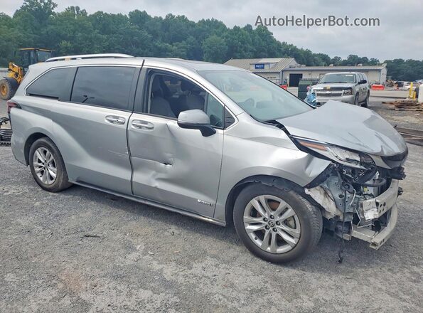 5TDZSKFC9MS005148 2021 TOYOTA SIENNA Silver Передня права чверть