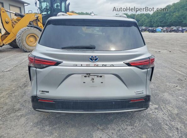 5TDZSKFC9MS005148 2021 TOYOTA SIENNA Silver Вид ззаду