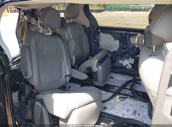 5TDZSKFC9PS085930 2023 TOYOTA SIENNA Dark Blue Widok naklejki z numerem VIN