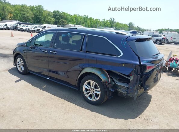 5TDZSKFC9PS085930 2023 TOYOTA SIENNA Dark Blue Tył lewy