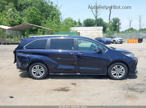 5TDZSKFC9PS085930 2023 TOYOTA SIENNA Dark Blue Widok wnętrza 360 stopni