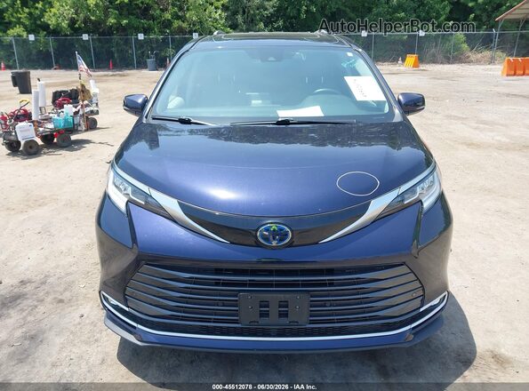 5TDZSKFC9PS085930 2023 TOYOTA SIENNA Dark Blue Widok wnętrza z tyłu