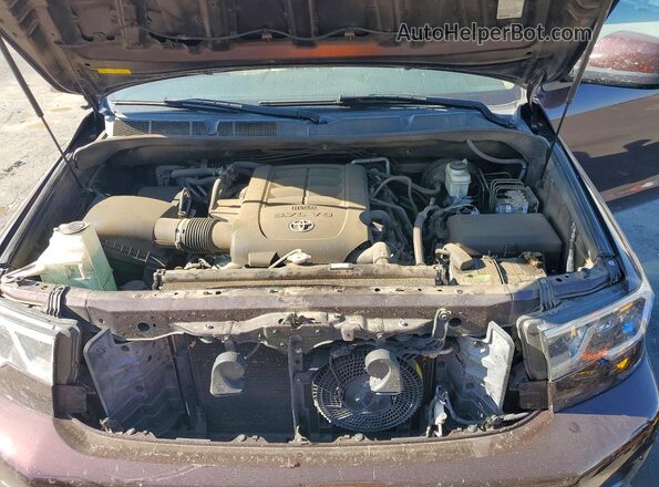 5TDZY5G13JS069355 2018 TOYOTA SEQUOIA Maroon Շարժիչի բաժամունքի տեսք