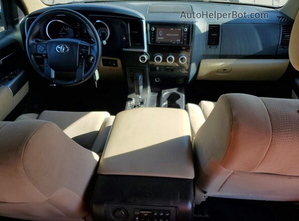 5TDZY5G13JS069355 2018 TOYOTA SEQUOIA Maroon Առջևի վահանակի տեսք
