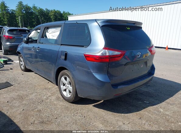 5TDZZ3DC0HS776298 2017 TOYOTA SIENNA Синий Задняя левая четверть
