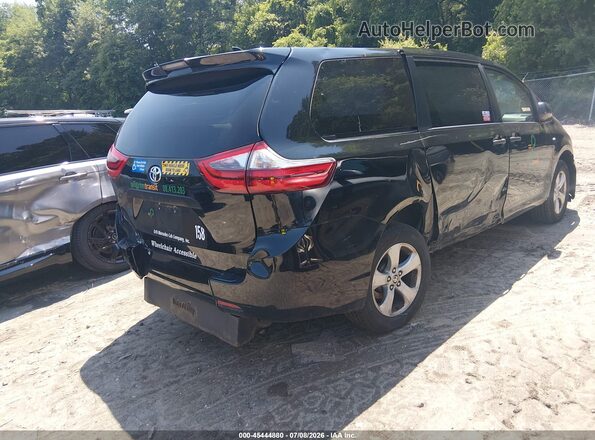 5TDZZ3DC0LS083823 2020 TOYOTA SIENNA Черный Задняя правая четверть