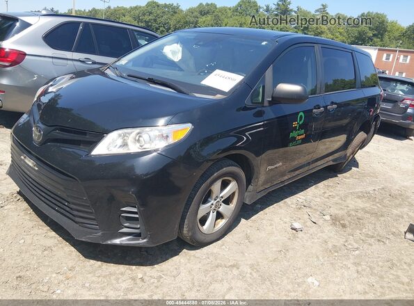 5TDZZ3DC0LS083823 2020 TOYOTA SIENNA Черный Передняя левая четверть