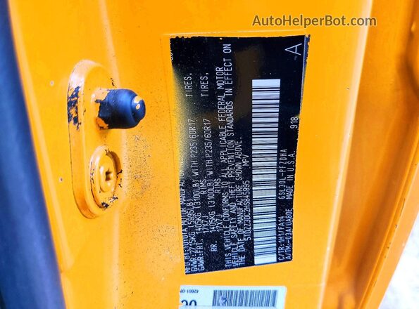 5TDZZ3DC2HS845895 2017 TOYOTA SIENNA Yellow Панорамний вид салону 360°