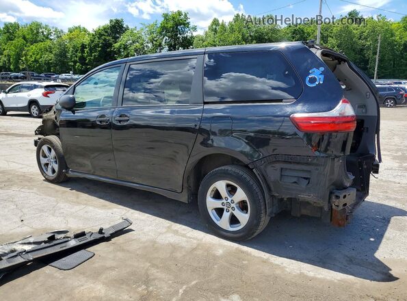 5TDZZ3DC2LS037426 2020 TOYOTA SIENNA Black Հետևի ձախ