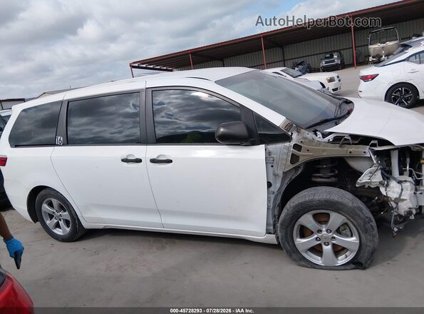 5TDZZ3DC3HS860423 2017 TOYOTA SIENNA White სალონის 360-გრადუსიანი ხედი