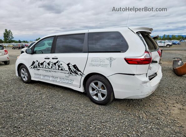 5TDZZ3DC3JS952718 2018 TOYOTA SIENNA White Trasero izquierdo