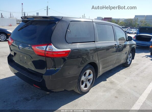 5TDZZ3DC3JS964268 2018 TOYOTA SIENNA Black Trasero derecho