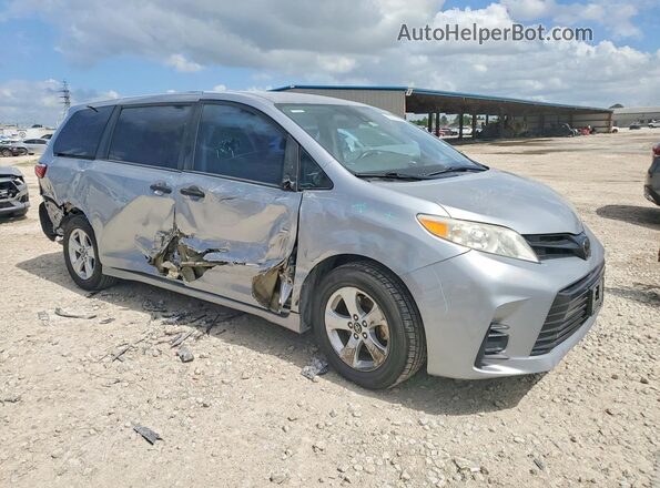 5TDZZ3DC5JS953269 2018 TOYOTA SIENNA Silver Przód prawy