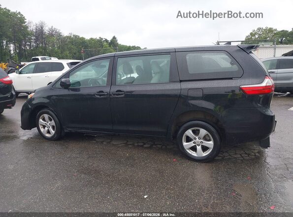 5TDZZ3DC5LS032981 2020 TOYOTA SIENNA Black Widok wnętrza 360 stopni