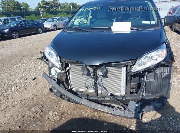 5TDZZ3DC5LS069318 2020 TOYOTA SIENNA Black Front view