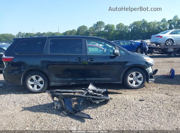 5TDZZ3DC5LS069318 2020 TOYOTA SIENNA Black Rear interior view