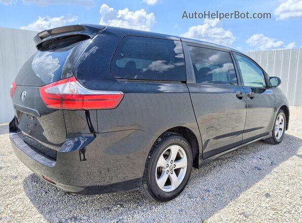5TDZZ3DC5LS086426 2020 TOYOTA SIENNA Black Tył prawy
