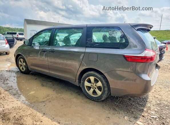 5TDZZ3DC6HS834835 2017 TOYOTA SIENNA Gray Tył lewy