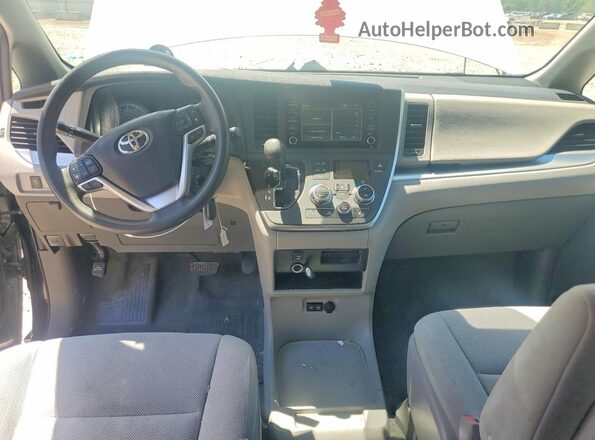 5TDZZ3DC6LS046050 2020 TOYOTA SIENNA White Dashboard view
