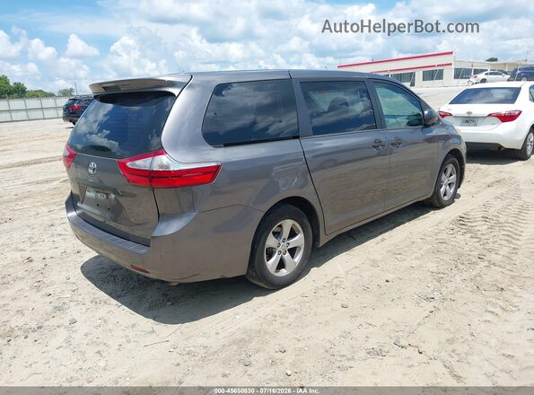 5TDZZ3DC9HS879042 2017 TOYOTA SIENNA Gray Tył prawy