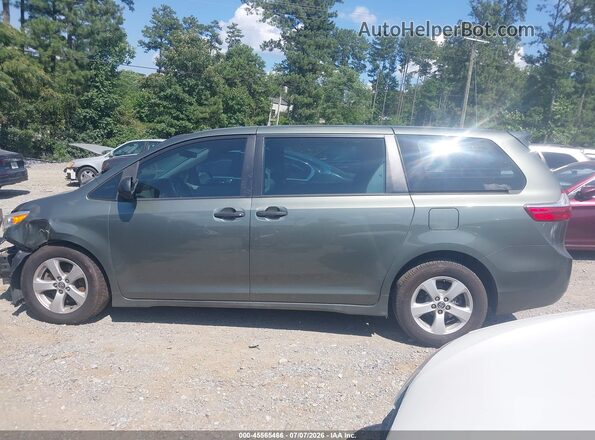 5TDZZ3DCXJS960086 2018 TOYOTA SIENNA Gray Панорамний вид салону 360°