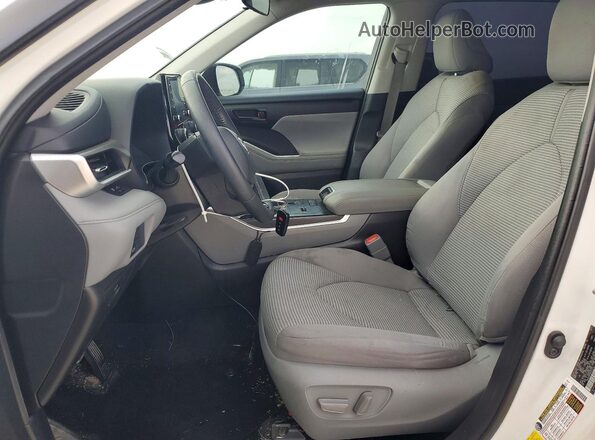 5TDZZRAH0MS053144 2021 TOYOTA HIGHLANDER White Vista interior delantera