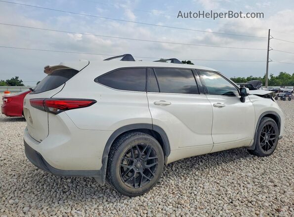 5TDZZRAH0MS053144 2021 TOYOTA HIGHLANDER White Trasero derecho