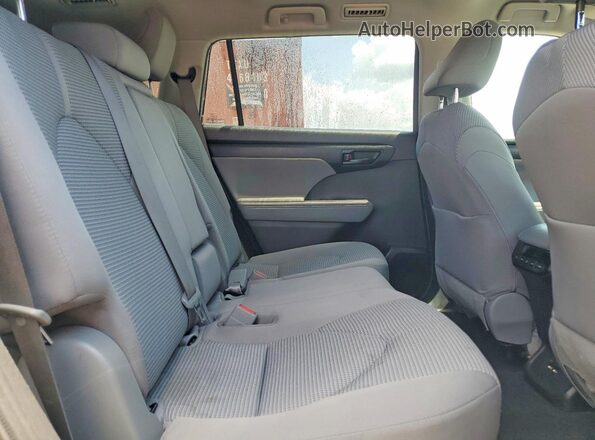 5TDZZRAH2LS014084 2020 TOYOTA HIGHLANDER Blue Սալոնի հետևի տեսք