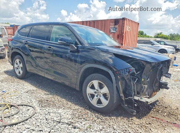 5TDZZRAH2LS014084 2020 TOYOTA HIGHLANDER Blue Առջևի աջ