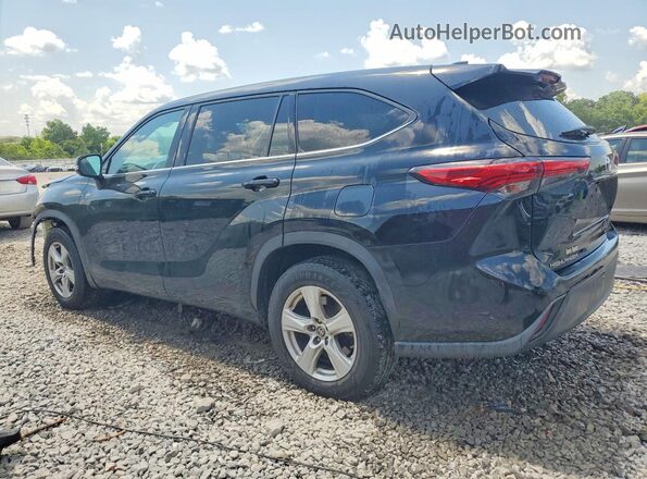 5TDZZRAH2LS014084 2020 TOYOTA HIGHLANDER Blue Հետևի ձախ