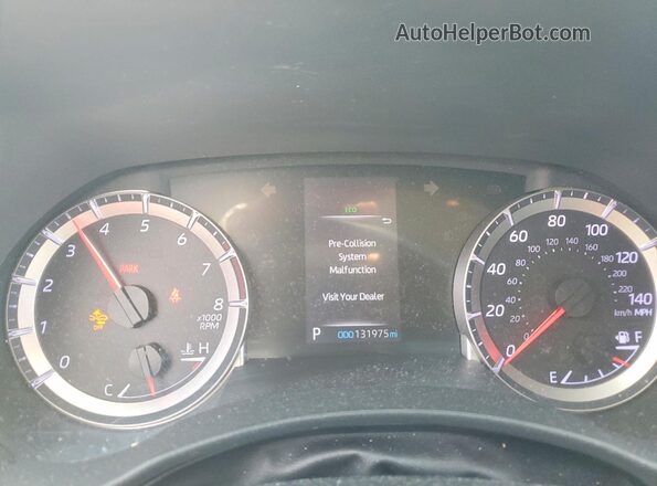 5TDZZRAH2LS014084 2020 TOYOTA HIGHLANDER Blue Սարքավորումների վահանակի տեսք