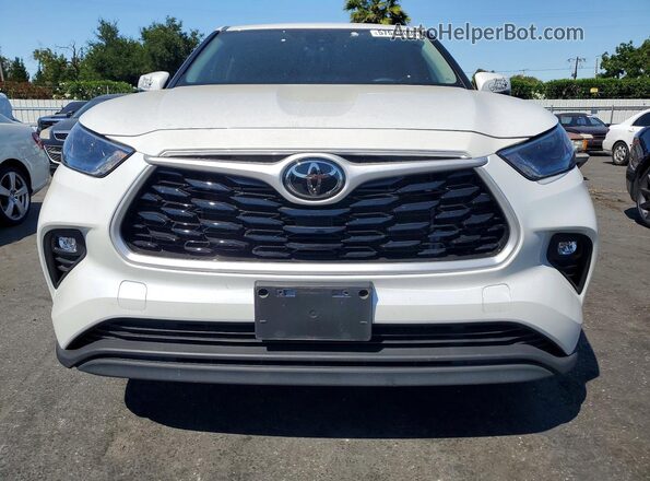 5TDZZRAH2NS123261 2022 TOYOTA HIGHLANDER White Вид спереду
