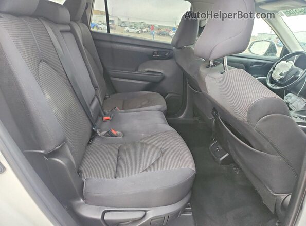 5TDZZRAH4MS079245 2021 TOYOTA HIGHLANDER White Հետևի նստատեղերի տեսք