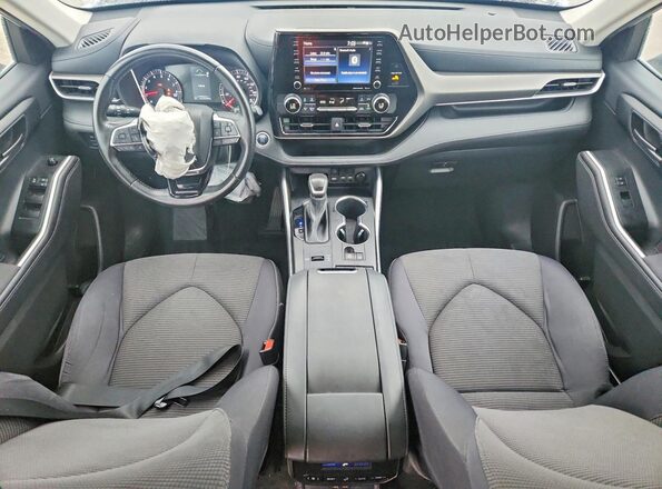 5TDZZRAH4MS079245 2021 TOYOTA HIGHLANDER White Առջևի վահանակի տեսք