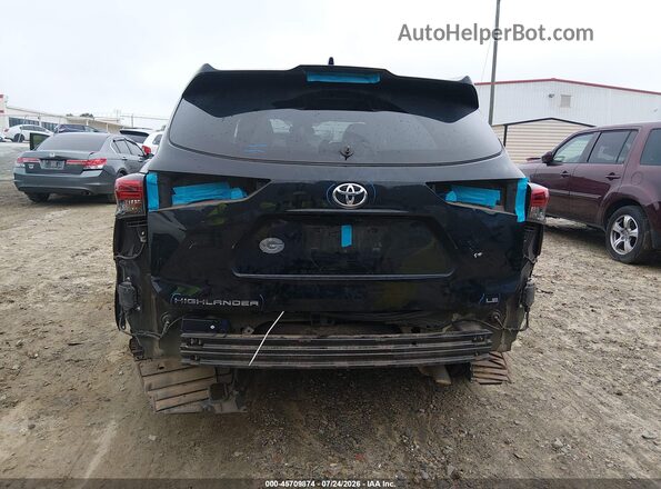 5TDZZRAH5MS035948 2021 TOYOTA HIGHLANDER Black წინა ხედი