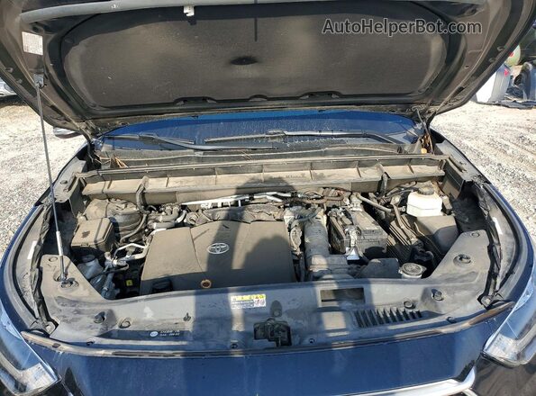 5TDZZRAH8LS007771 2020 TOYOTA HIGHLANDER Черный Вид подкапотного пространства