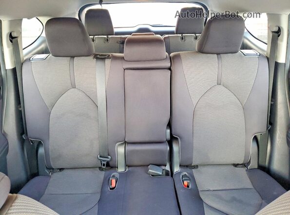 5TDZZRAH8LS007771 2020 TOYOTA HIGHLANDER Черный Вид задних сидений