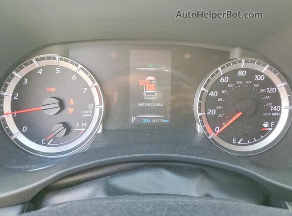 5TDZZRAH8LS007771 2020 TOYOTA HIGHLANDER Черный Вид щитка приборов