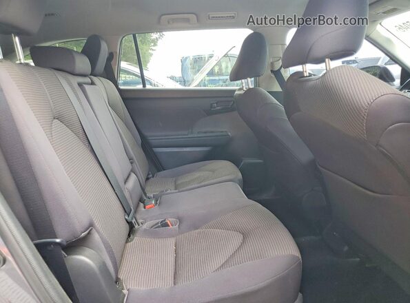 5TDZZRAHXMS065804 2021 TOYOTA HIGHLANDER Gray Vista de los asientos traseros