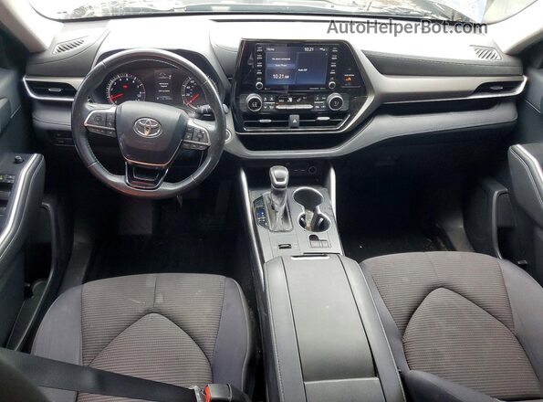 5TDZZRAHXMS065804 2021 TOYOTA HIGHLANDER Gray Vista del salpicadero