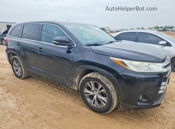 5TDZZRFH0JS243630 2018 TOYOTA HIGHLANDER Black Front right