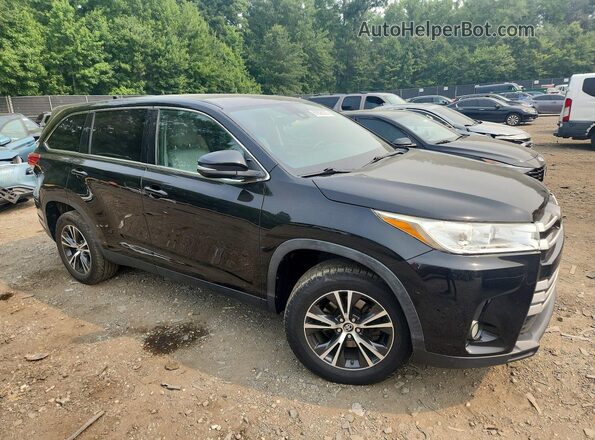 5TDZZRFH0KS347228 2019 TOYOTA HIGHLANDER Black Передня права чверть