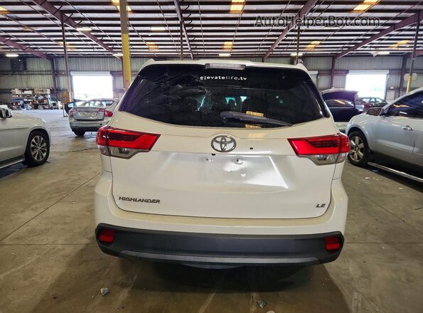 5TDZZRFH1HS189328 2017 TOYOTA HIGHLANDER White Vista trasera
