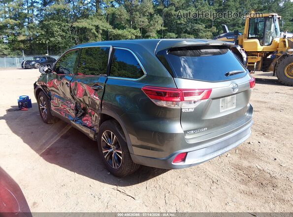5TDZZRFH1JS269203 2018 TOYOTA HIGHLANDER Green Trasero izquierdo