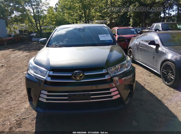 5TDZZRFH1JS269203 2018 TOYOTA HIGHLANDER Green Vista interior trasera
