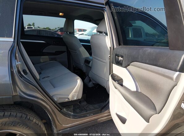 5TDZZRFH2KS290837 2019 TOYOTA HIGHLANDER Gray Widok naklejki z numerem VIN