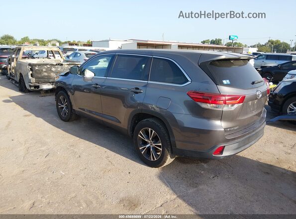 5TDZZRFH2KS290837 2019 TOYOTA HIGHLANDER Gray Tył lewy