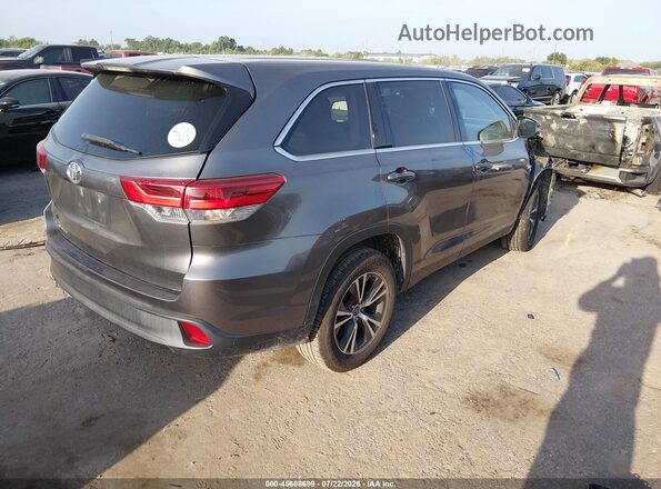 5TDZZRFH2KS290837 2019 TOYOTA HIGHLANDER Gray Tył prawy